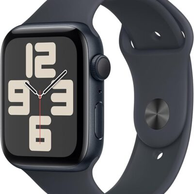 Apple Watch SE (2nd Gen) [GPS 44mm] Smartwatch with Midnight Aluminum Case with Midnight Sport Band M/L. Fitness & Sleep Tracker, Crash Detection, Heart Rate Monitor
