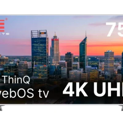 75″ Frameless UHD Smart WebOS TV with Freeview Play Official WebOS Smart platform Browse the web and download streaming apps 4K UHD 3840 × 2160 Bluetooth connectivity Freeview Play with 100 channels and 20,000 hours of free on-demand content 3 x HDMI inputs for your external devices and consoles LCD Wall Mount Bracket Included