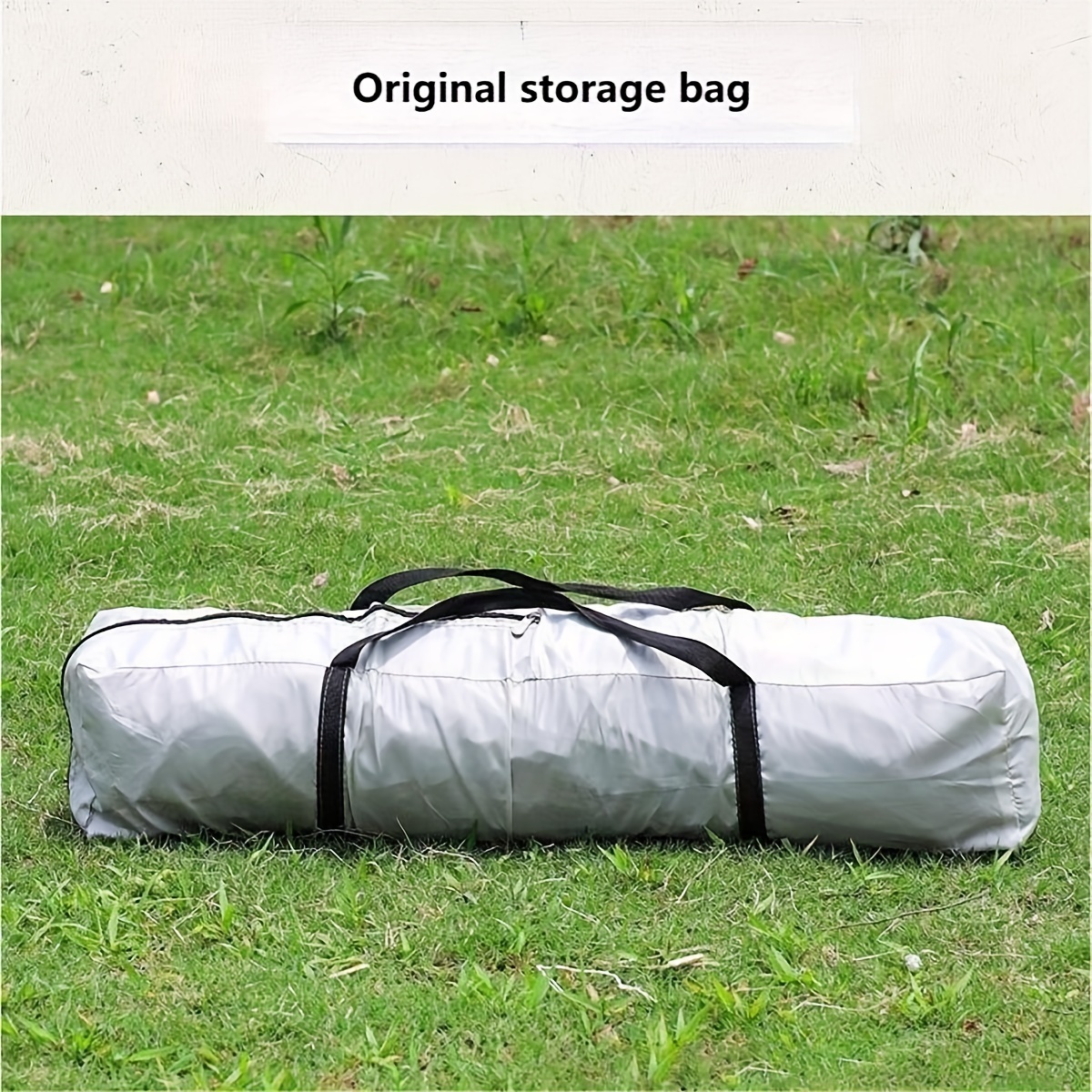 [Portable Pop-Up Tent] Lightweight Automatic Pop-Up Tent | Silvery Outdoor Camping Road Trip Hiking Sunshade Beach Portable Foldable Shelter