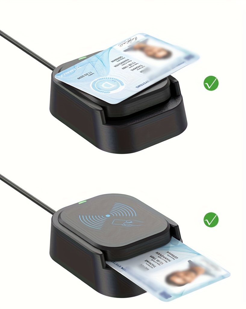 USB2.0 Smart Card Reader+ NFC 2-in-1 IC Card Reader