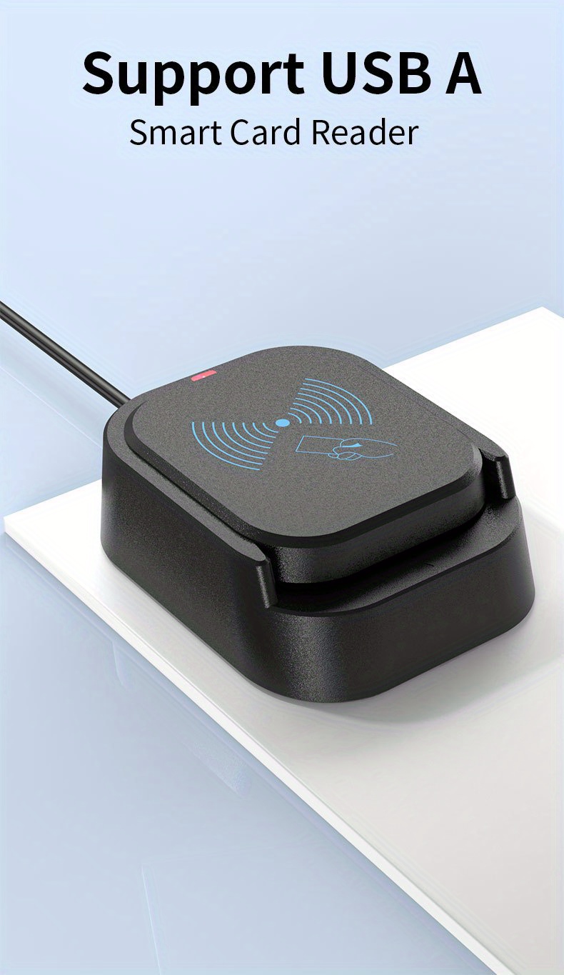 USB2.0 Smart Card Reader+ NFC 2-in-1 IC Card Reader