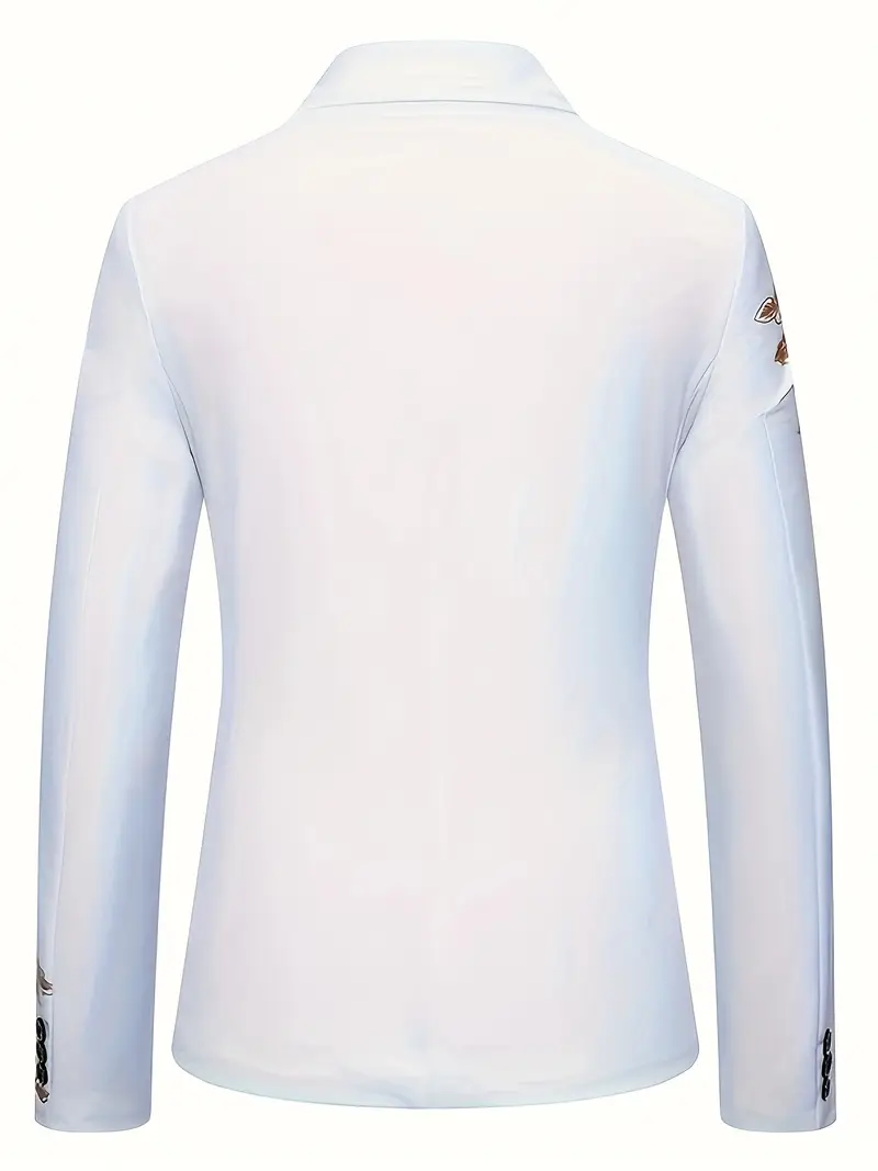 Foreign Trade Men's Golden-Stamped Business Suit Jacket - Image 2