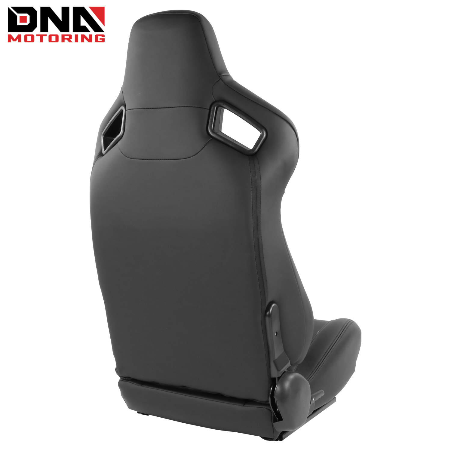 DNA MOTORING Universal Reclinable Racing Seats with Bottom Mount Sliders,21