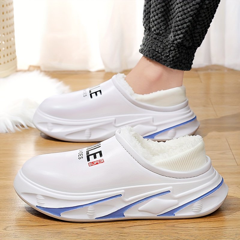 Winter EVA Slippers, Non-Slide High Quality House Shoes with Fleece Lining for Warmth and Comfort - Lightweight Soft Sole Indoor Casual Sports Thick Cushioned Unisex, Slippers for Women Winter, Fall Slippers, Womens Slippers for Winter, Slipper Boots, Funny Slippers for Men