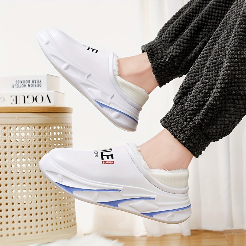 Winter EVA Slippers, Non-Slide High Quality House Shoes with Fleece Lining for Warmth and Comfort - Lightweight Soft Sole Indoor Casual Sports Thick Cushioned Unisex, Slippers for Women Winter, Fall Slippers, Womens Slippers for Winter, Slipper Boots, Funny Slippers for Men - Image 5