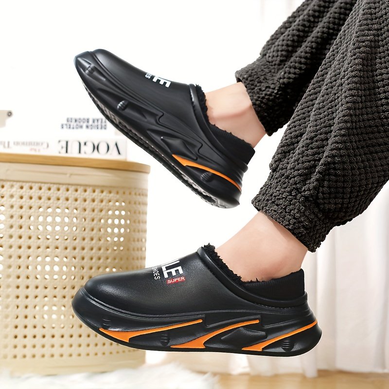 Winter EVA Slippers, Non-Slide High Quality House Shoes with Fleece Lining for Warmth and Comfort - Lightweight Soft Sole Indoor Casual Sports Thick Cushioned Unisex, Slippers for Women Winter, Fall Slippers, Womens Slippers for Winter, Slipper Boots, Funny Slippers for Men