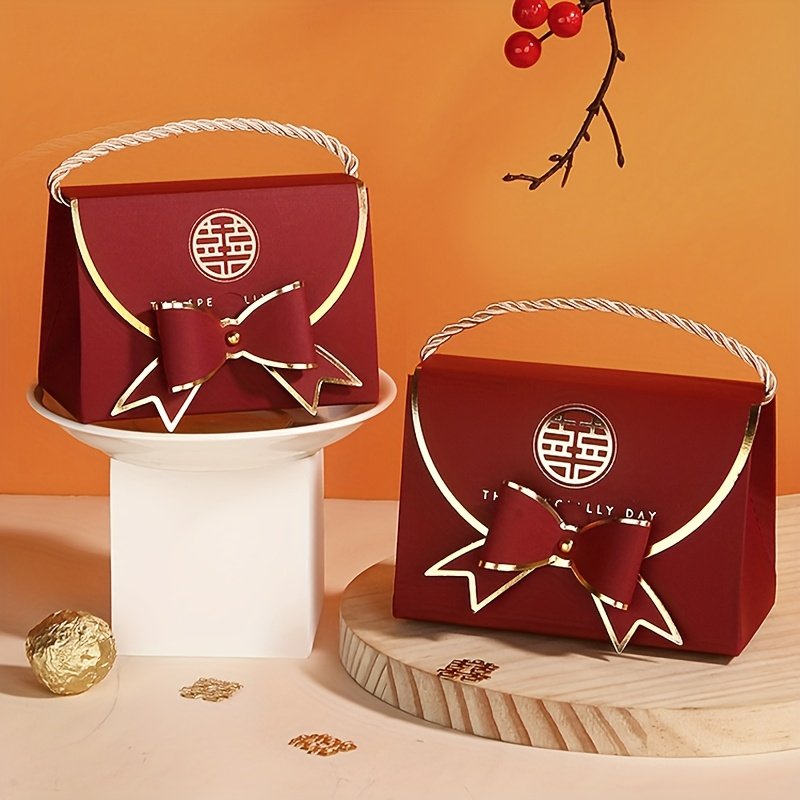 30pcs Festive Wedding Gift Packaging Paper Box with Magic Hand Carry Box Three Sizes Decorative Soap Jewelry Gifts Anniversary EngaSynthetic Gemstoneent General, Christmas, Halloween - Image 2