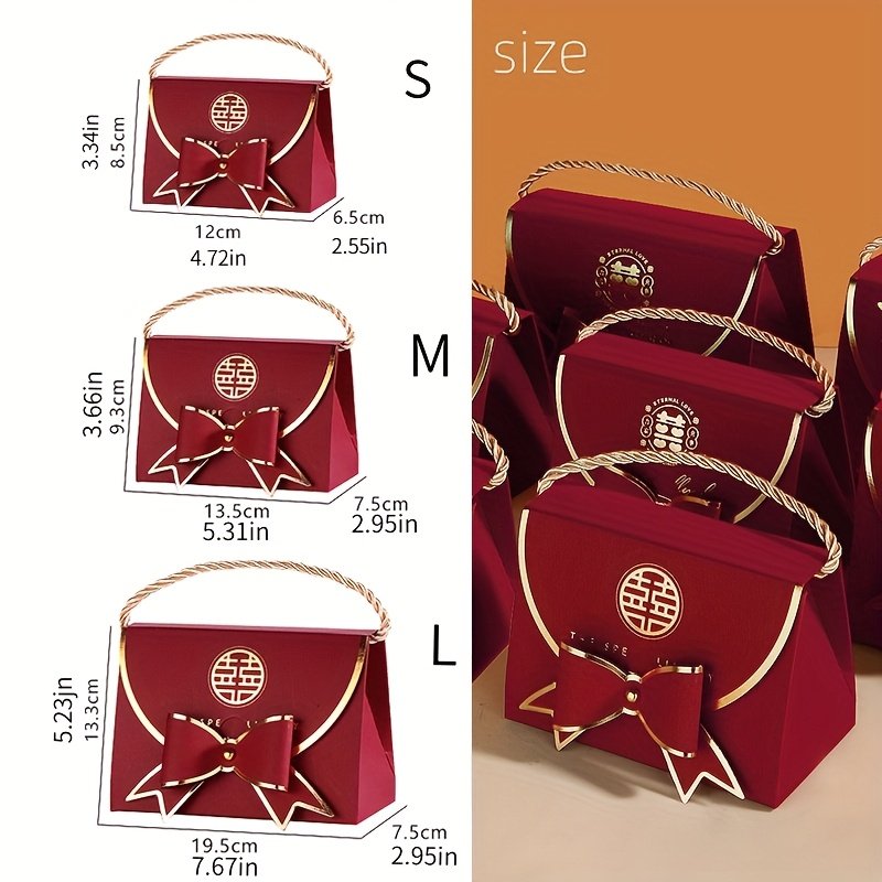 30pcs Festive Wedding Gift Packaging Paper Box with Magic Hand Carry Box Three Sizes Decorative Soap Jewelry Gifts Anniversary EngaSynthetic Gemstoneent General, Christmas, Halloween - Image 9