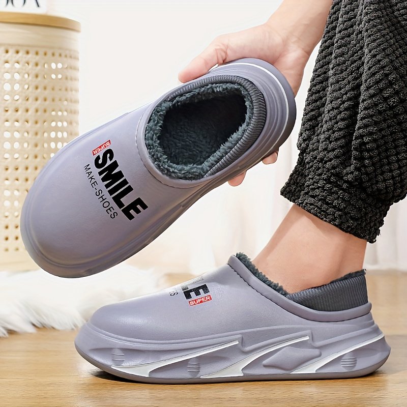 Winter EVA Slippers, Non-Slide High Quality House Shoes with Fleece Lining for Warmth and Comfort - Lightweight Soft Sole Indoor Casual Sports Thick Cushioned Unisex, Slippers for Women Winter, Fall Slippers, Womens Slippers for Winter, Slipper Boots, Funny Slippers for Men - Image 3