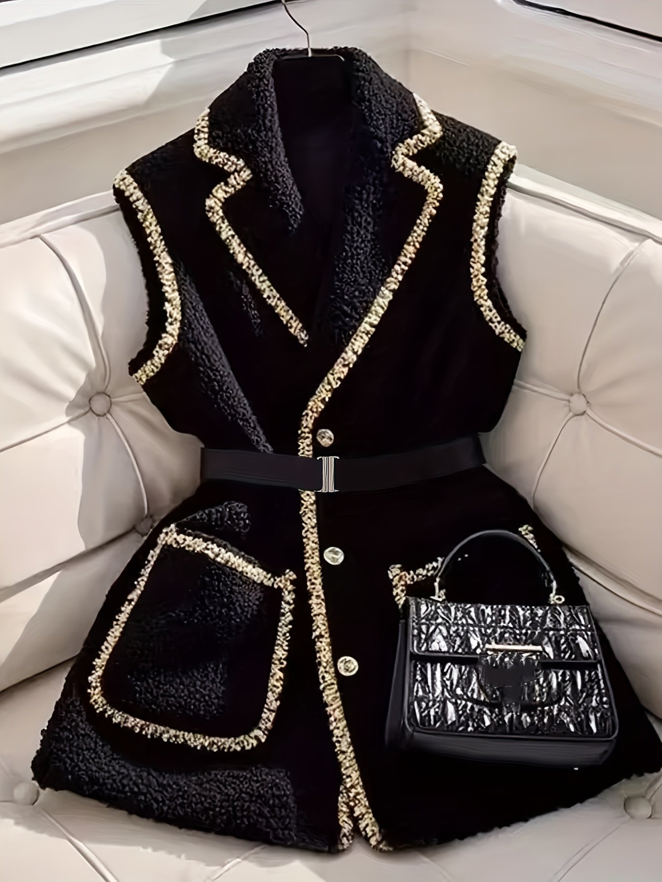 Elegant Sleeveless Vest Jacket, Women'S Casual Outerwear.