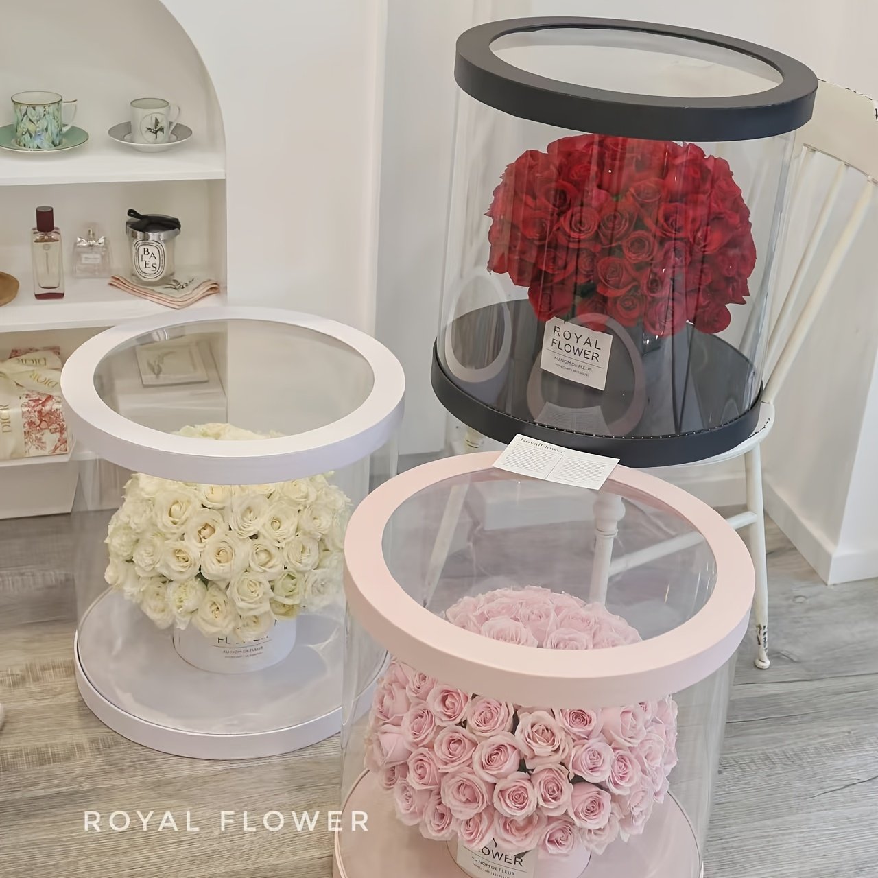 3pcs Transparent Spherical Gift Boxes with Lids - Perfect for Flowers, Crafts, and Rose Bears - Durable Plastic Surprise Cases Ideal for Christmas, Valentine's Day & More, Birthday Box, Large Gift Boxes, Jewelry Gift Box, Gift Packaging, Box For Gift, Gift Boxes For Wedding, Wedding Favor Boxes, Candy Box, Christmas Boxes For Gifts, Christmas Cookie Boxes, Craft Storage, Elegant Presentation, Lightweight Packaging, Sturdy Construction, Storage Container, Craft Enthusiasts, - Image 8