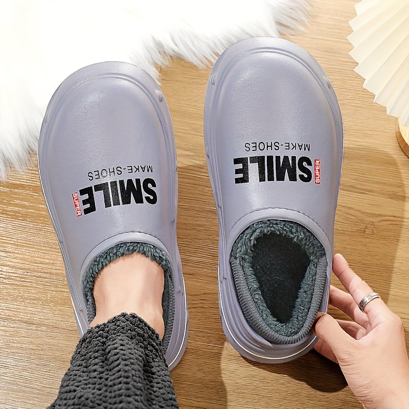 Winter EVA Slippers, Non-Slide High Quality House Shoes with Fleece Lining for Warmth and Comfort - Lightweight Soft Sole Indoor Casual Sports Thick Cushioned Unisex, Slippers for Women Winter, Fall Slippers, Womens Slippers for Winter, Slipper Boots, Funny Slippers for Men