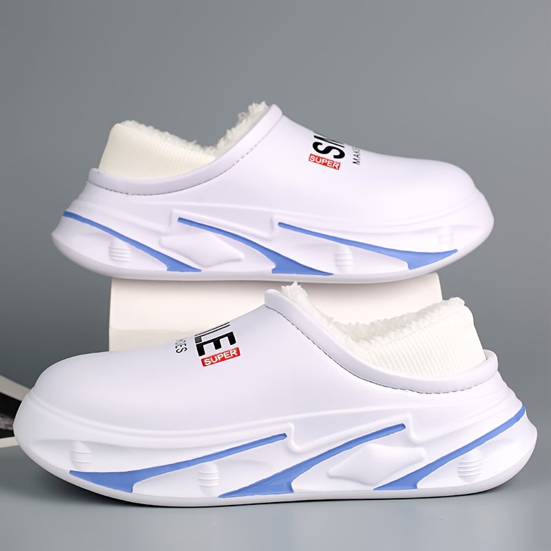 Winter EVA Slippers, Non-Slide High Quality House Shoes with Fleece Lining for Warmth and Comfort - Lightweight Soft Sole Indoor Casual Sports Thick Cushioned Unisex, Slippers for Women Winter, Fall Slippers, Womens Slippers for Winter, Slipper Boots, Funny Slippers for Men