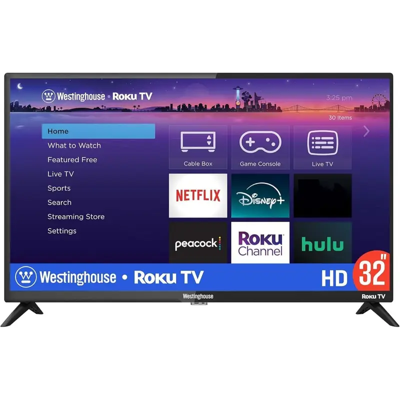 Westinghouse 32 inch HD Smart Roku TV Dolby Audio Voice control