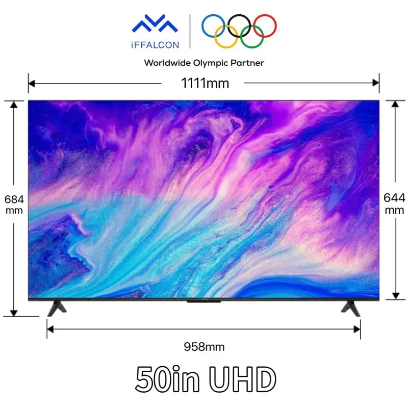 iFFALCON 50 inch 50U65 Google TV 4K UHD - Image 3