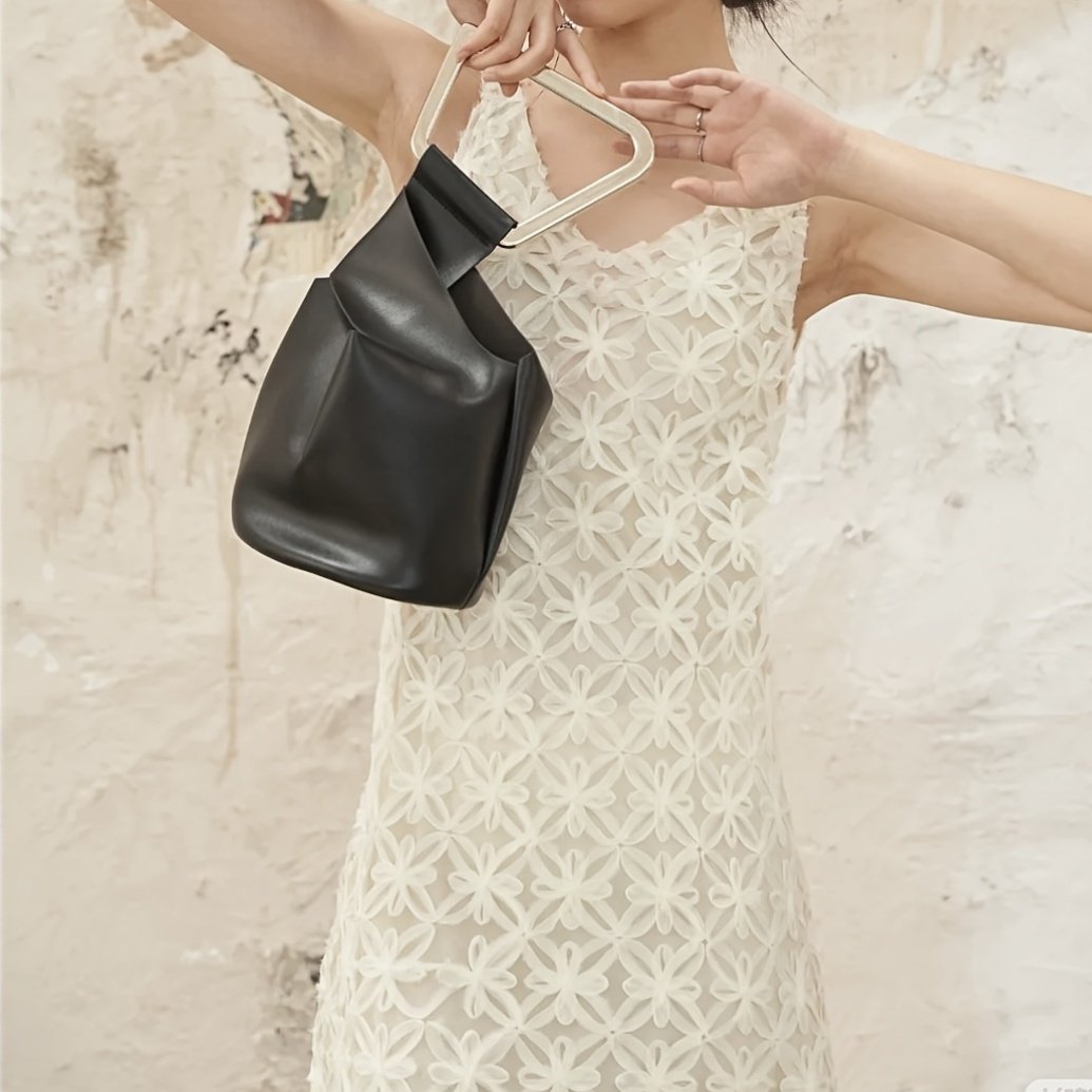 American Designer Irregular Women'S Handbag, New Summer Fashionable Bucket Bag, Women'S Fashionable And Unique Acrylic Tote Bag. - Image 7