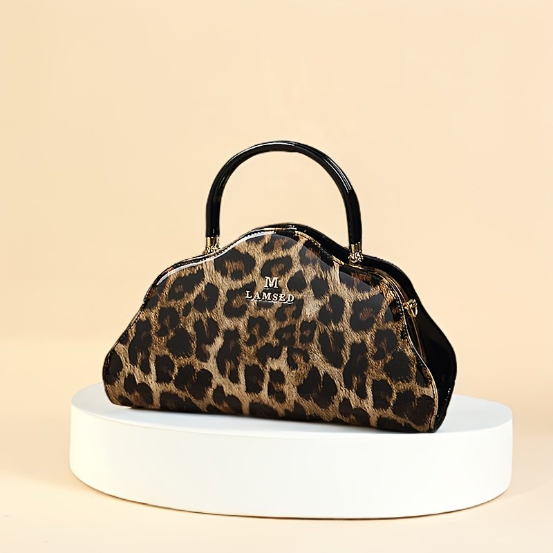 Fashionable Women's Shoulder Bag, Painted Cowhide Crossbody Bag with Adjustable Strap - Image 6