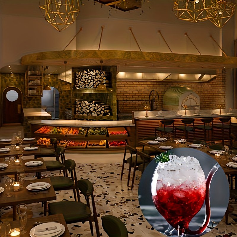 1pc Wine Glass, Creative Glass Cup, Wine Decanter Glass Mug with Built-in Straw for Juice, Ice Cream, Champagne, Party Supplies, Drinkware for Restaurants, Cafes, Bars, Cafe Accessories, Party Drinkware, Stylish Cup, Elegant Glassware, Durable Glassware, Highquality Glass, Multipurpose Glassware, Party Hosts, Home Entertainers - Image 5