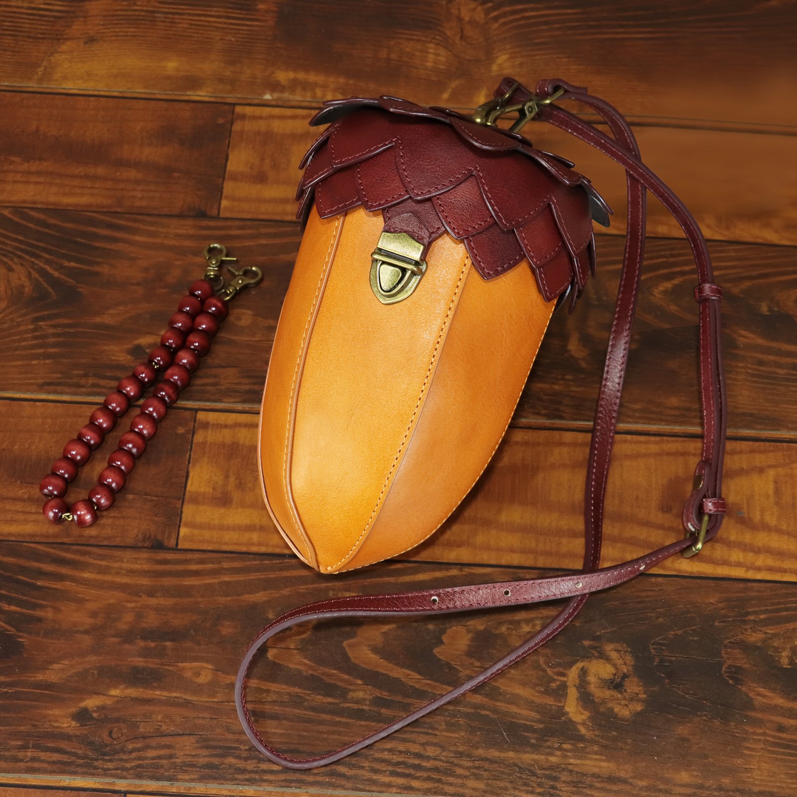 Women'S Genuine Leather Handbag - Vintage Purse with Adjustable Strap, Spacious Interior for iPhone, Makeup, Cards, Keys - Elegant Everyday & Formal Bag - Durable & Easy-Clean - Perfect Gift for Women, Ladies Handbags, Card Holder, Classic Design, Sturdy Construction, Compact Handbag, Professional Women, Stylish Accessory, Highquality Stitching, Shoulder Bag, Fashion Lovers - Image 5