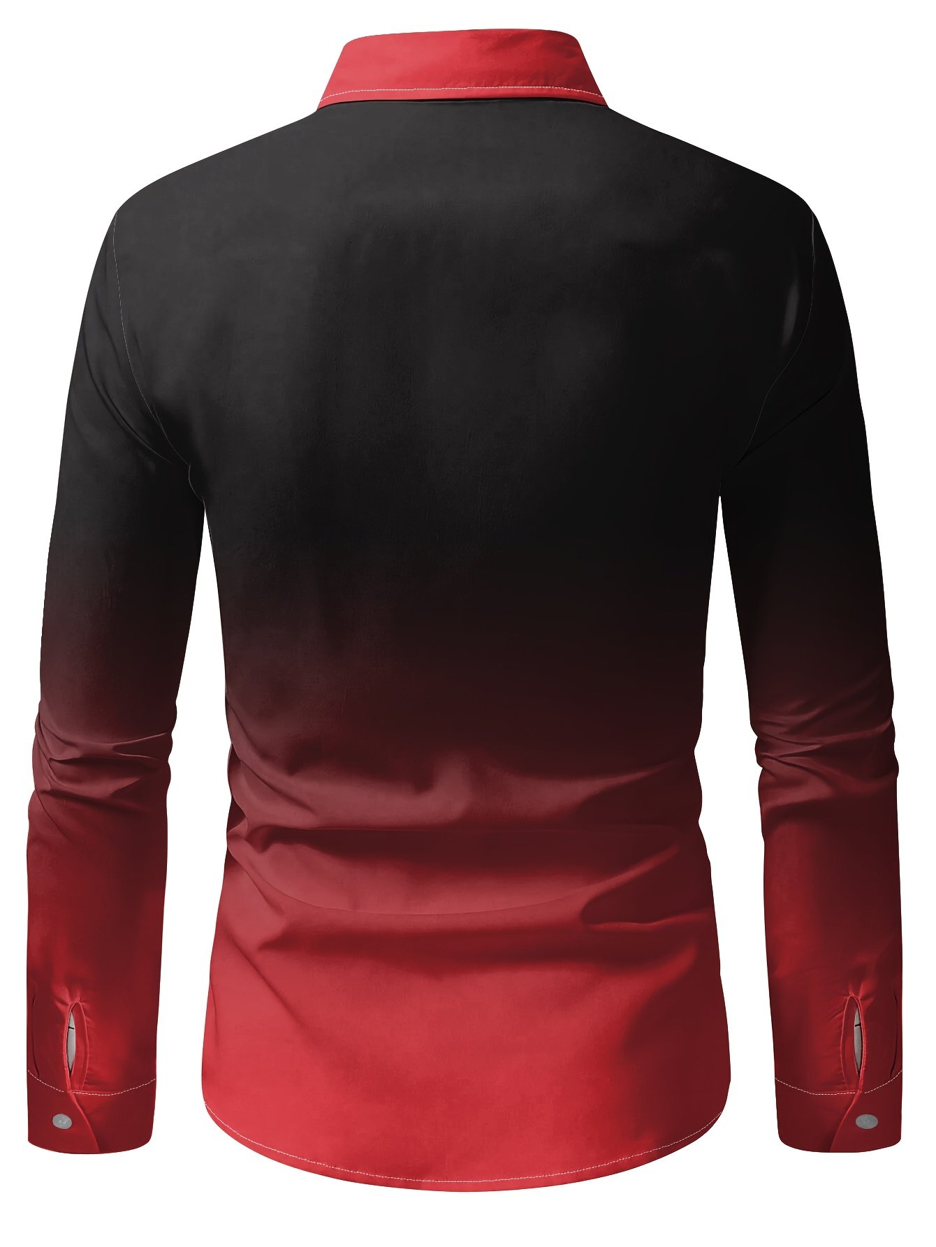 Men'S Stylish Print Shirt, Casual Breathable Long-Sleeve Button-Up with a Collar for Spring And Autumn. - Image 3