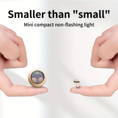 Ultra Small Long Standby Invisible Wireless Headphones, New Mini Hidden Earbuds with Microphone, Suitable for Both Men and Women