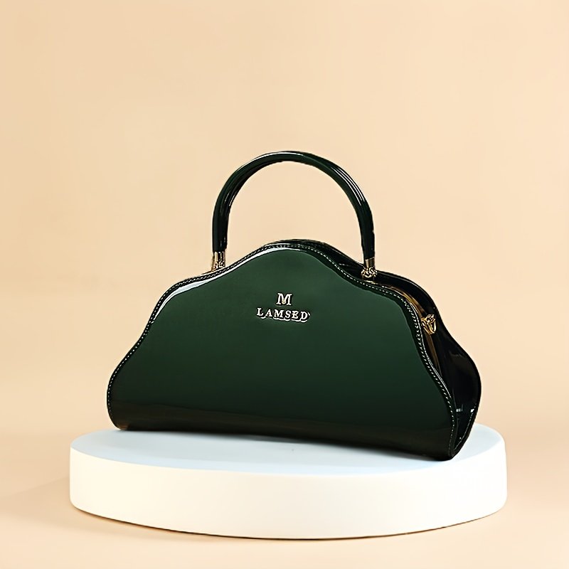 Fashionable Women's Shoulder Bag, Painted Cowhide Crossbody Bag with Adjustable Strap - Image 4