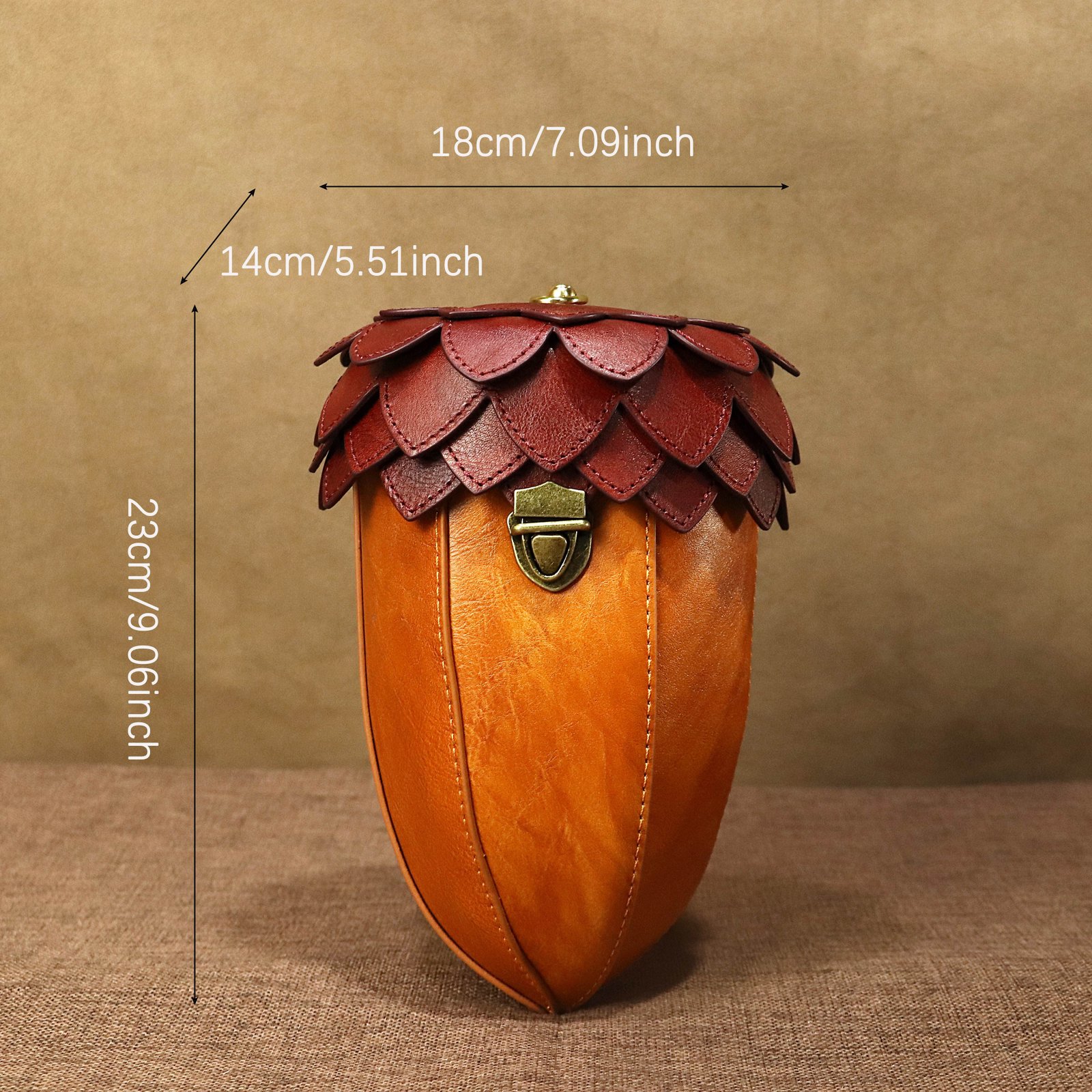 Women'S Genuine Leather Handbag - Vintage Purse with Adjustable Strap, Spacious Interior for iPhone, Makeup, Cards, Keys - Elegant Everyday & Formal Bag - Durable & Easy-Clean - Perfect Gift for Women, Ladies Handbags, Card Holder, Classic Design, Sturdy Construction, Compact Handbag, Professional Women, Stylish Accessory, Highquality Stitching, Shoulder Bag, Fashion Lovers - Image 6