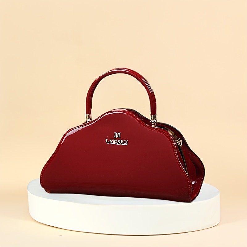 Fashionable Women's Shoulder Bag, Painted Cowhide Crossbody Bag with Adjustable Strap - Image 2