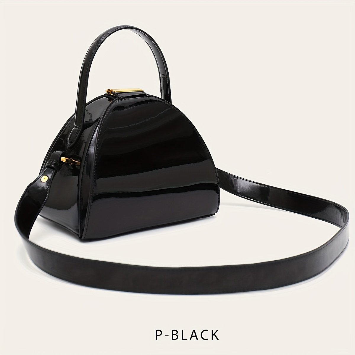 CEZIRA Women's Minimalist Elegant PU Vegan Crossbody Bag with Adjustable Long Strap & Top Handle, Squeeze Lock Closure, Box Shape Design - White & Pink, Versatile for Daily Commute, Work, Casual Outings, Crossbody Purse, Sleek Handbag, Travel Accessory, Modern Style, Highquality Finish, Compact Purse, Stylish Ladies - Image 6