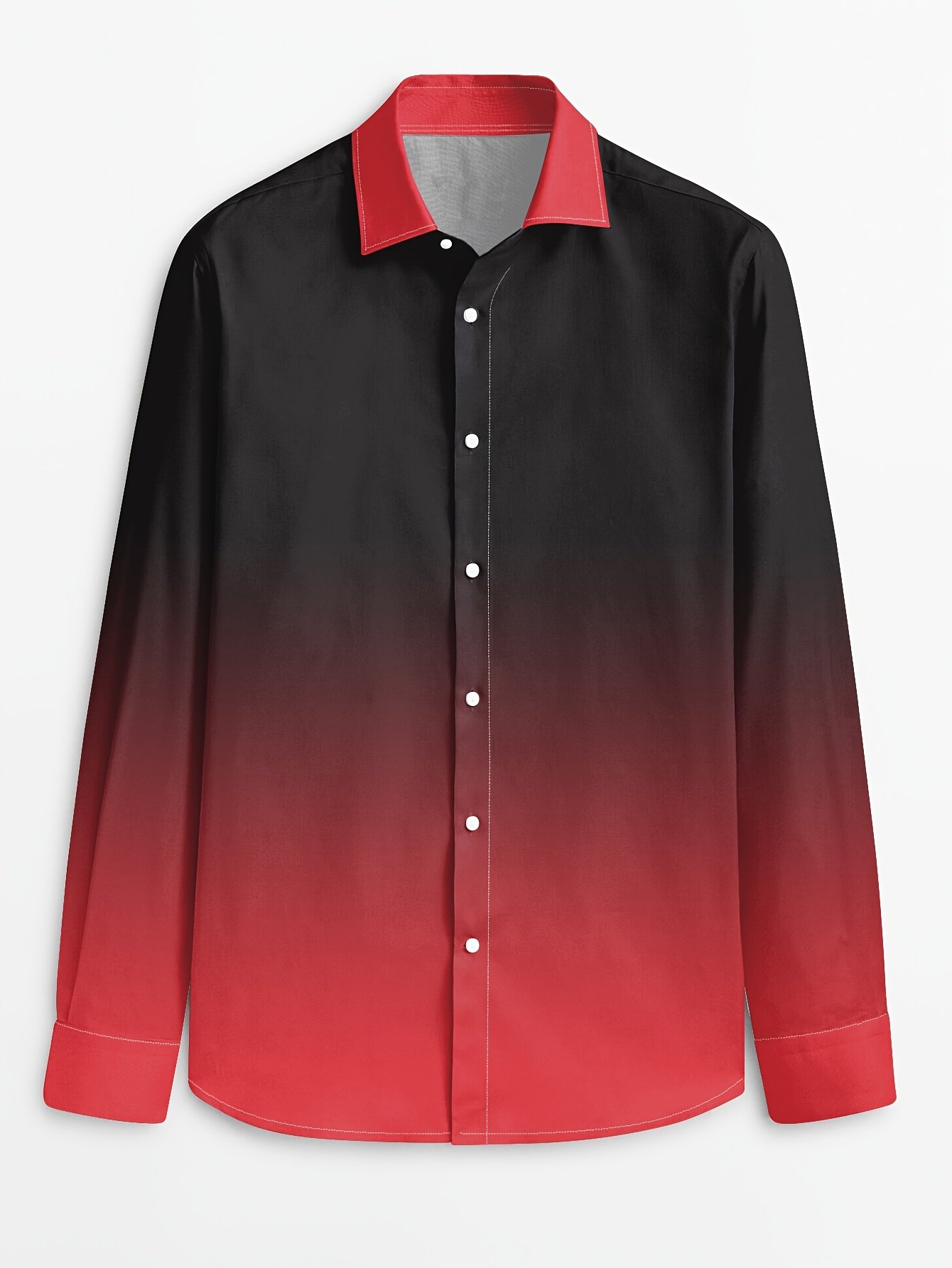 Men'S Stylish Print Shirt, Casual Breathable Long-Sleeve Button-Up with a Collar for Spring And Autumn. - Image 5