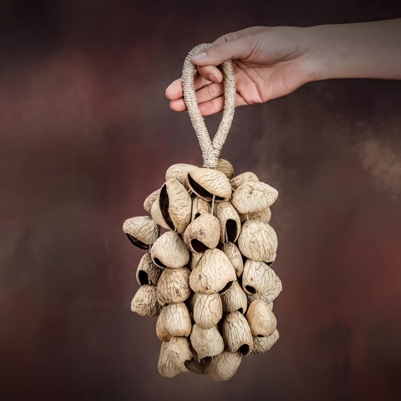 Handmade Coconut Shaker - Natural Coconut Shells, & Brown, for Meditation, Yoga, Music, Stress Relief, Spiritual Practice, Home Decor, Gift for Adults