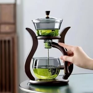 1 Set of Lazy Person's Magnetic Tea Brewing Pot/Inviting Tea Brewing Set/One-Second Water Dispensing Tea Filter Pot/Magnetic Tea Brewing Pot/Holiday Gift/High-End Tea Set