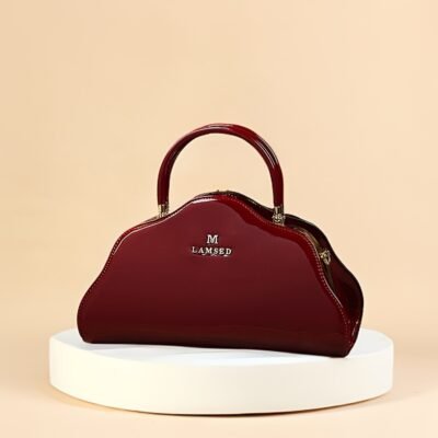 Fashionable Women’s Shoulder Bag, Painted Cowhide Crossbody Bag with Adjustable Strap