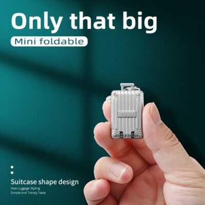 Stainless Steel Fingernail Clippers with Nail File, Concave Blade, Modern Design, Foldable & Portable with Key Ring Accessory, Unscented, for Home & Travel Use