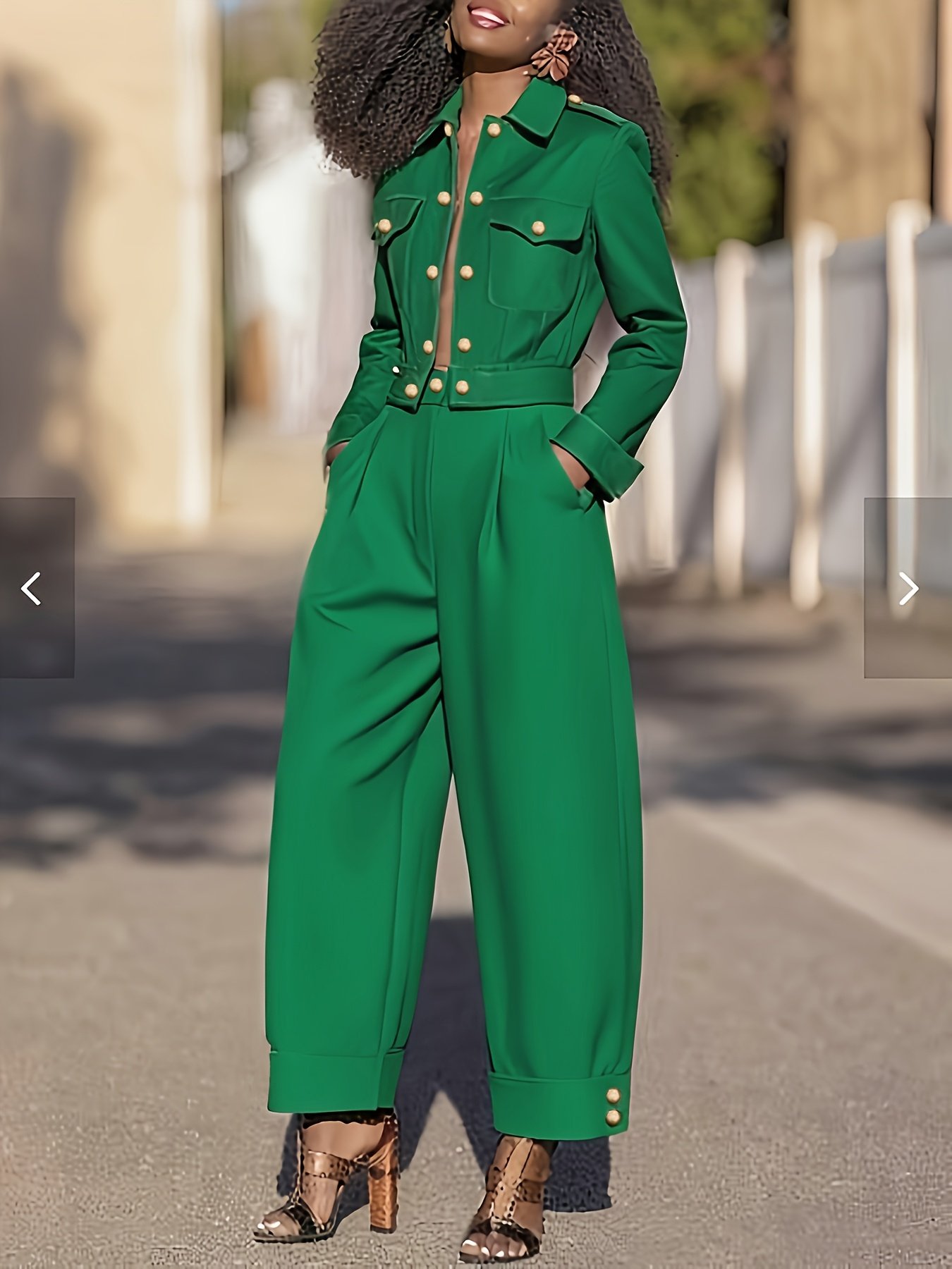 Professional Women'S Suit Set - Elegant Long Sleeve Blazer & Pants with Pockets, Solid Color, All-Season Office Attire, Business Casual Outfit, |elegant Suit|pocketed Pants, Suit For Women, Suit For Women Elegant, Suit For Women Elegant Classy