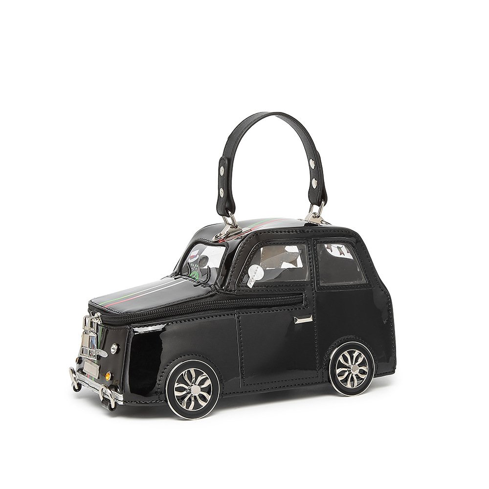 Women's 3D Mini Car-Shaped Handbag - Cute Purse with Adjustable Crossbody/Shoulder Strap, Golden-Tone Door Handle & Realistic Headlights - Pink/Golden/Black (-Like) Bag for Daily Use, Parties, - Stylish Gift Idea - Image 8