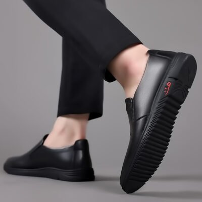 Classic Comfort Men’s Shoes & Boots, Dual-Purpose for Work and Commute, Suitable for 11 Occasions, Slip-Resistant Lightweight Classic Office Casual Wear