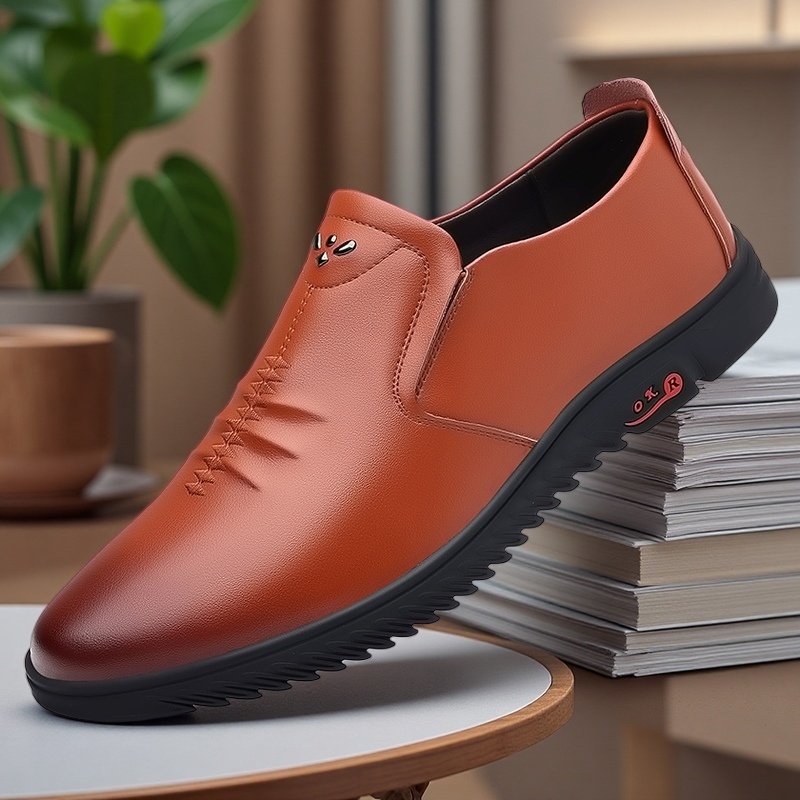 Classic Comfort Men's Shoes & Boots, Dual-Purpose for Work and Commute, Suitable for 11 Occasions, Slip-Resistant Lightweight Classic Office Casual Wear - Image 3