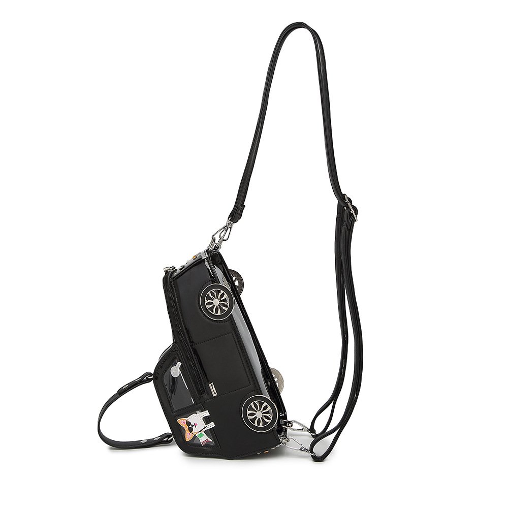 Women's 3D Mini Car-Shaped Handbag - Cute Purse with Adjustable Crossbody/Shoulder Strap, Golden-Tone Door Handle & Realistic Headlights - Pink/Golden/Black (-Like) Bag for Daily Use, Parties, - Stylish Gift Idea - Image 4