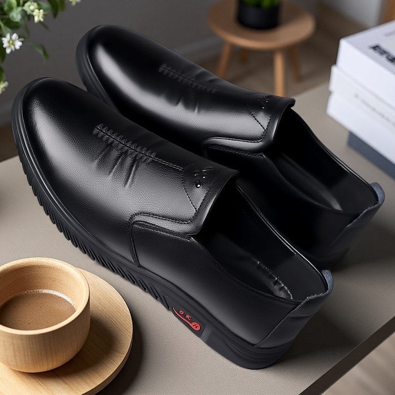 Classic Comfort Men's Shoes & Boots, Dual-Purpose for Work and Commute, Suitable for 11 Occasions, Slip-Resistant Lightweight Classic Office Casual Wear - Image 4