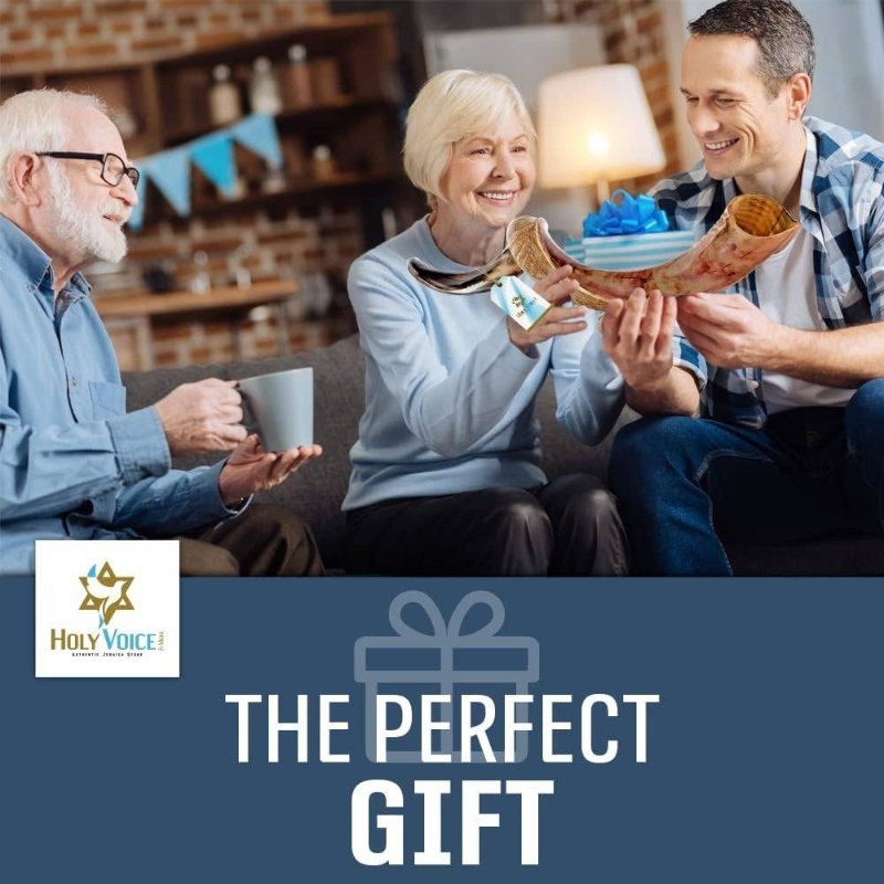 Kosher Kudu Shofar Horn from u2013 Traditional Half - Polished Yemenite Shofar Includes Carrying Bag, Brush and Blowing Guide - Easy Blowing Ancient Musical Instrument 2428, Spiritual Instrument, Religious Ceremony, Handcrafted Design, Artisan Made, Durable Construction, Rituals And Ceremonies - Image 2