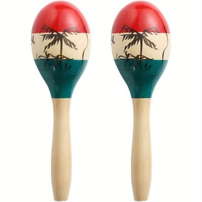 [Customizable Maracas] Customizable Laser-Engraved Maracas | Hand-Striked Sand Bells for Parties, Weddings, and Games – Clear Professional Sound – Perfect DIY Gift for Fathers and Mothers, Vibrant Design, Quality Craftsmanship