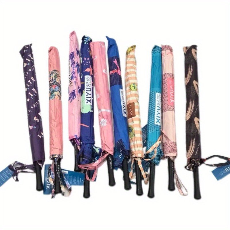 Unique Vacation Umbrella, High-Quality Printed Women's Dual-Purpose Straight Shaft Sun Umbrella, Stylish Photo Umbrella - Image 10