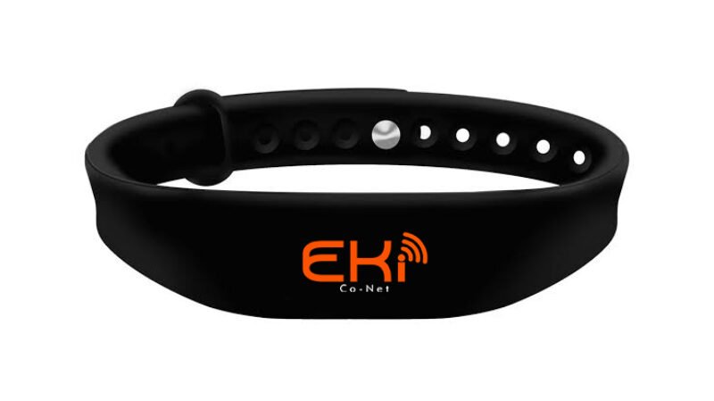 Eki CoNet Smart Wristband – NFC Digital Business Card & Contact Sharing Bracelet