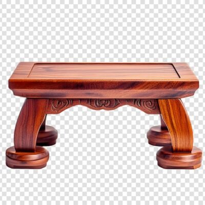 Low wooden table