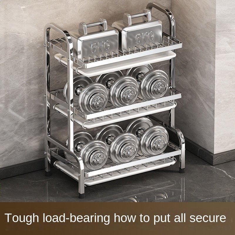 1pc Stainless Steel Kitchen Organizer - Multi-Tier Utensil & Dish Rack with Drainage, Space-Saving Countertop Storage, Durable Rust-Resistant Design for Modern Kitchens, Kitchen Rack, Compact Storage, Sturdy Construction, Organized Households - Image 4