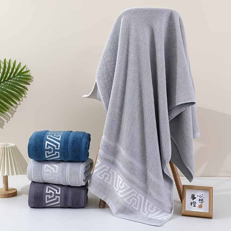 3pcs oversized towels-heavy-duty, quick-drying, adult bath towels, suitable for Spa, gym, family use-thick, soft, thick design-bathroom essentials | comfortable soft fabric-family or travel essentials | The Best Gift - Image 5