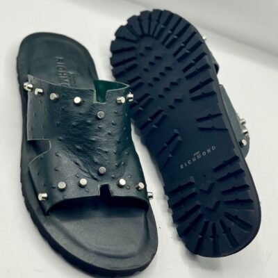 Premium Men’s Leather Slides