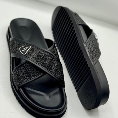 Premium Men’s Leather Slides