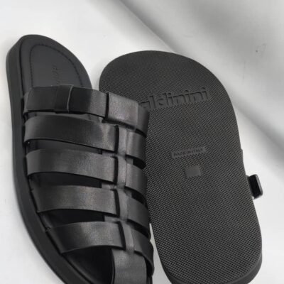 Premium Men’s Leather Slides